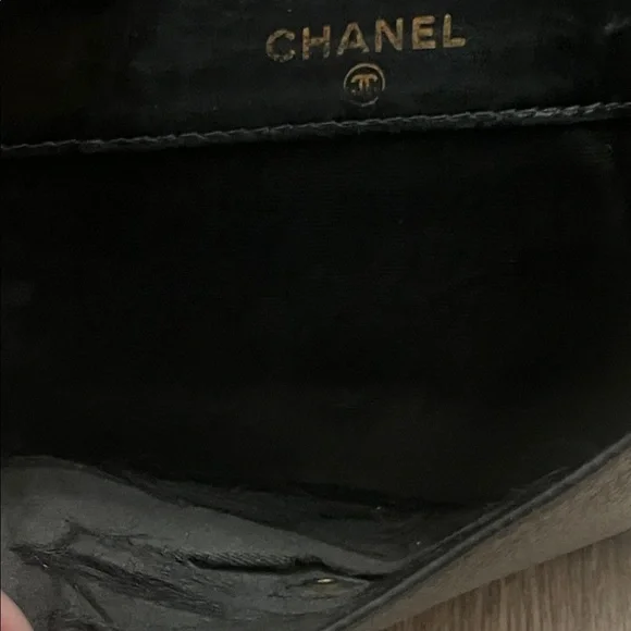 Chanel Caviar Skin Leather Bi-fold Wallet Black - Picture 9 of 14